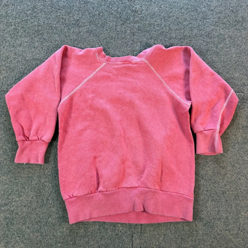 Vintage 70's rare Velva Sheen Oakland Community College Sweatshirt Kids Medium